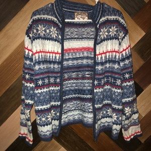 Red white and blue jacket